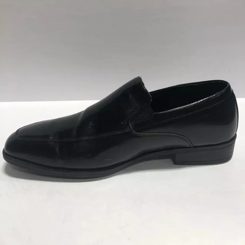 Stacy Adams Men’s Aldrich, Black Slip-On Loafers, Size 10W